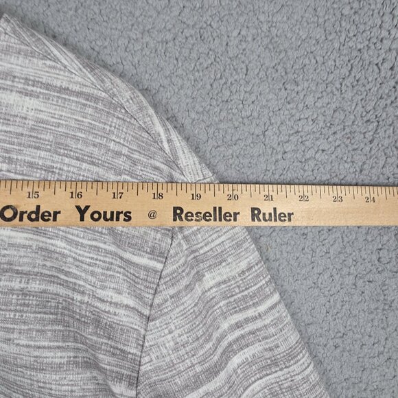 Robert Barakett Sweater Mens XL Light Gray Caslin LS Ribbed Crewneck Lightweight - Picture 8 of 12